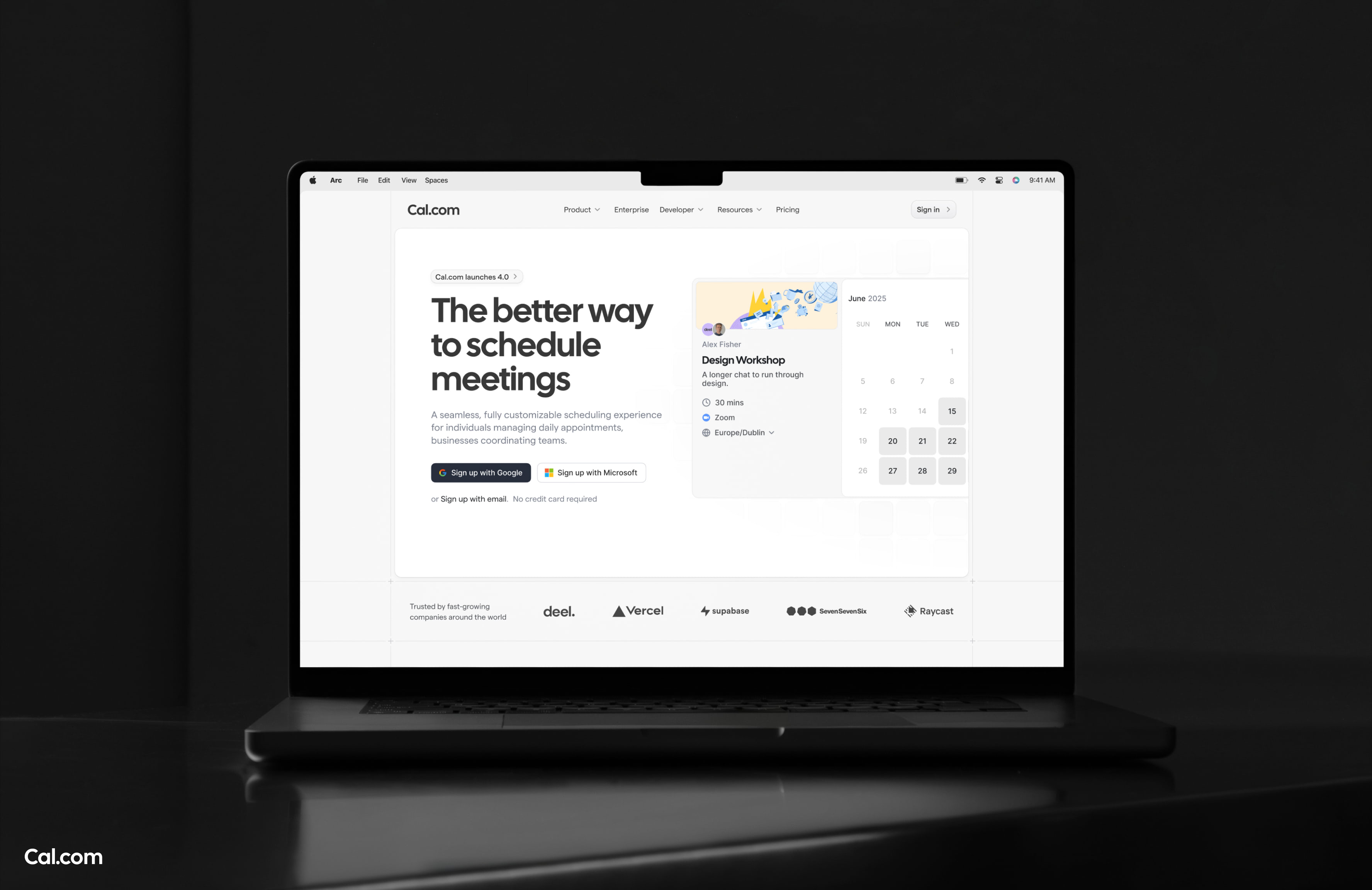 Cal.com website