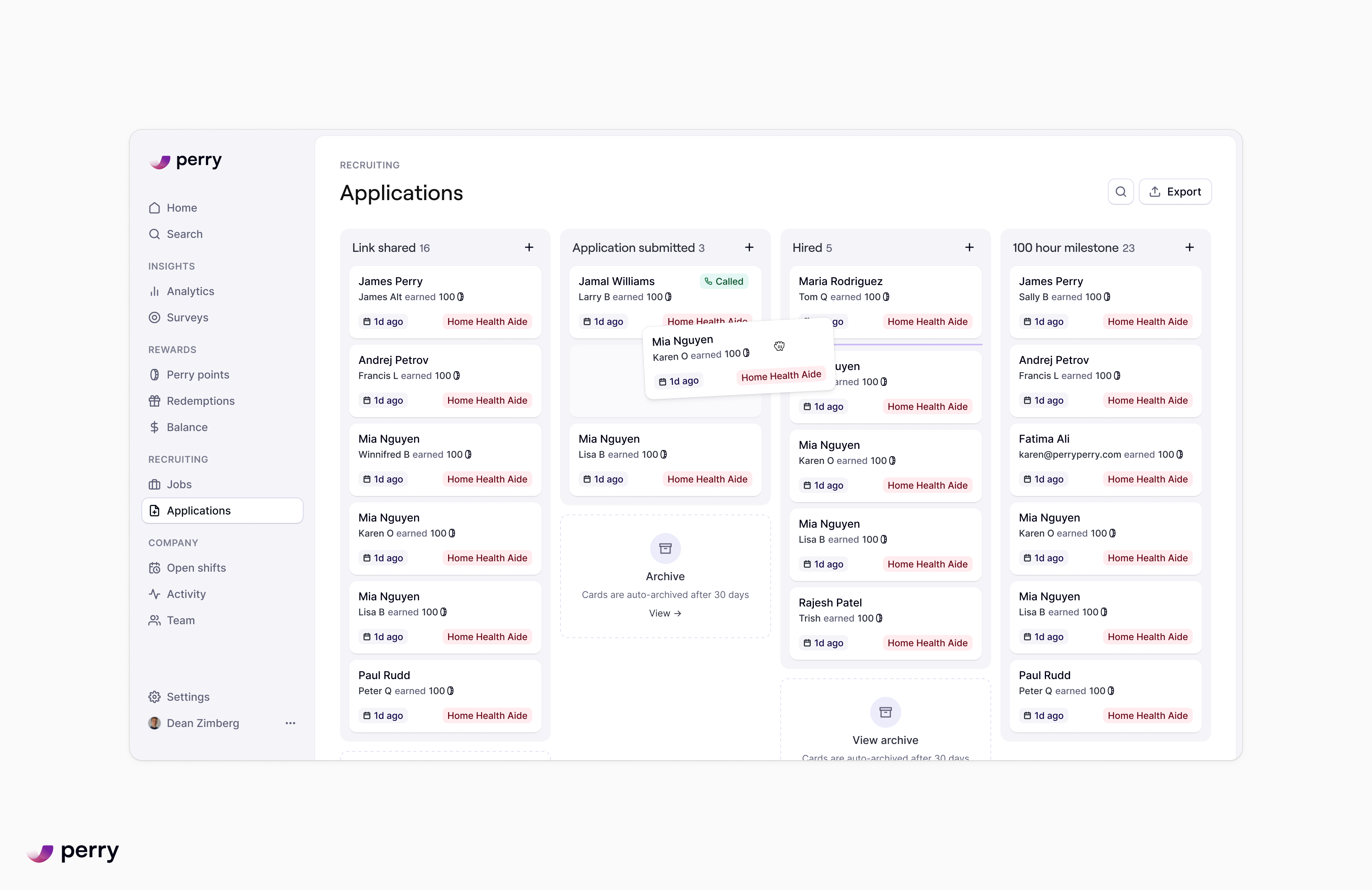 Perry Web App
